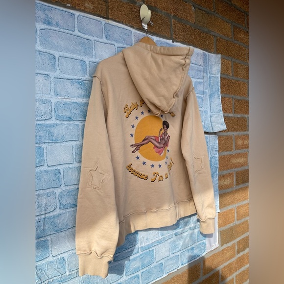 FLANEUR X HOODSTAR I’M STAR ZIP UP HOODIE SIZE LARGE - Picture 7 of 16